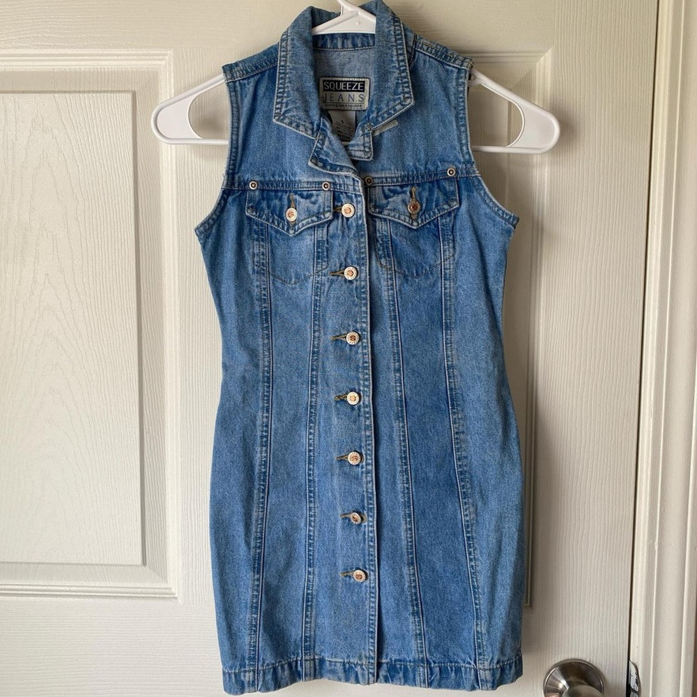 denim dress
